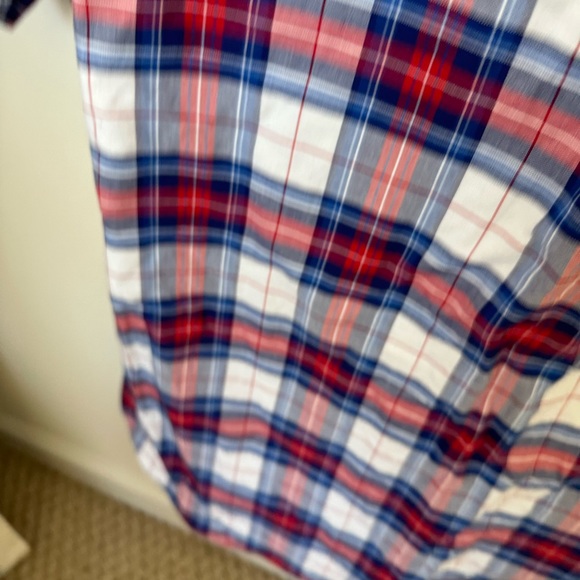 Men’s Ralph Lauren XL Classic Fit Button Up Plaid Short Sleeved Shirt - Picture 7 of 8